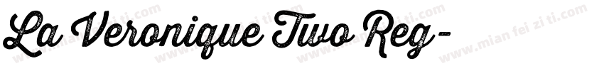 La Veronique Two Reg字体转换